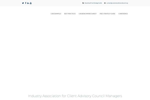 customeradvisoryboard.org site used Total