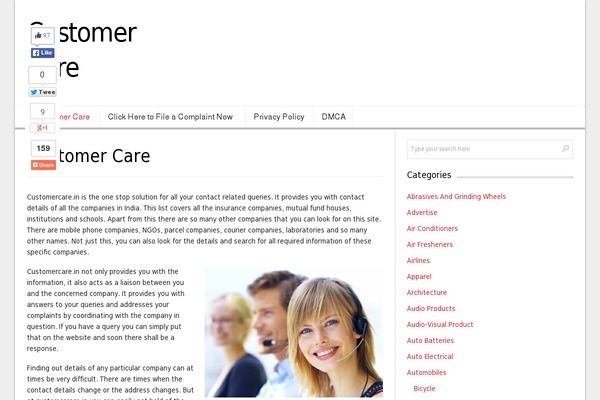 Lightly theme site design template sample