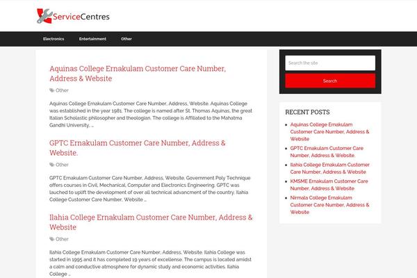 Ss theme site design template sample