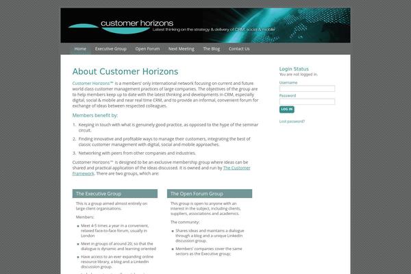 customerhorizons.com site used Customerhorizons