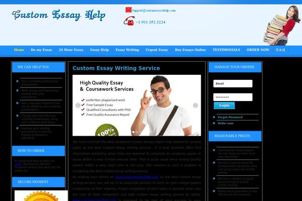 Cushy theme site design template sample