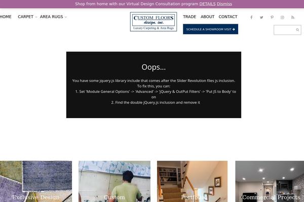Custom theme site design template sample