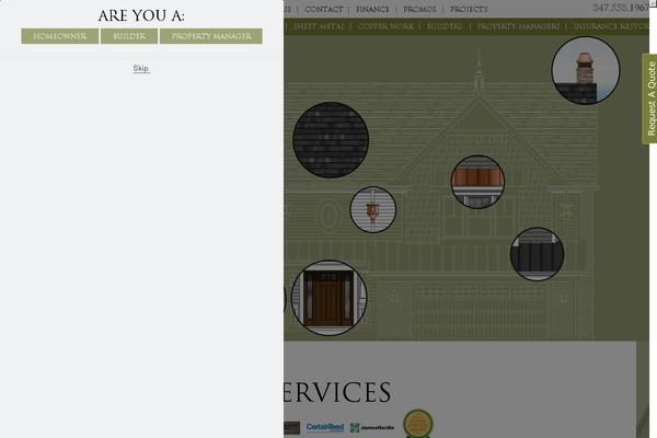 Site using wBounce plugin
