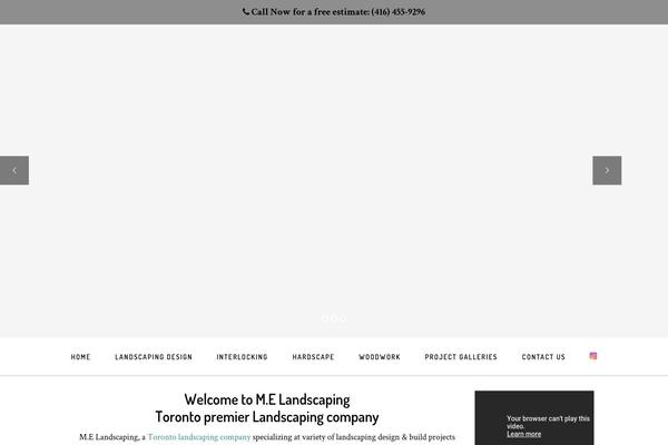 Café Pro theme site design template sample