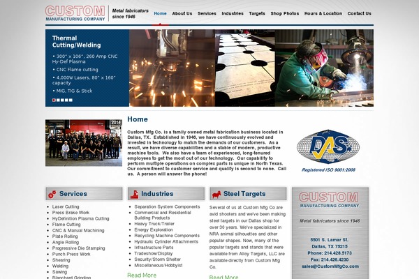 Custom theme site design template sample