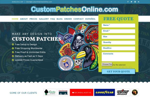 Site using Code Embed plugin