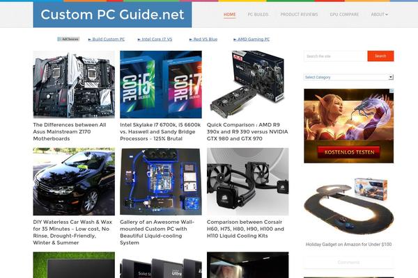 Spike theme site design template sample