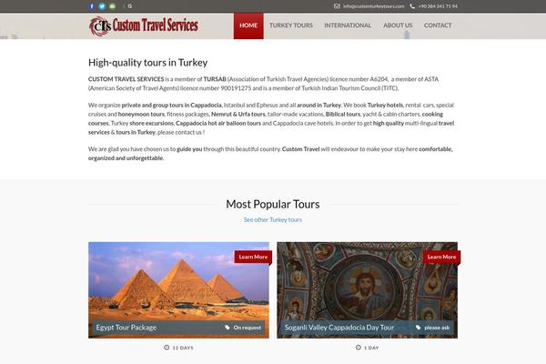 Tour Package v.2.1 theme site design template sample