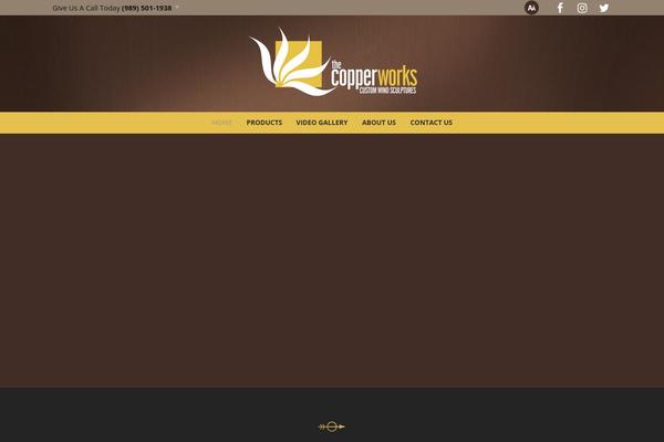 Cws theme site design template sample