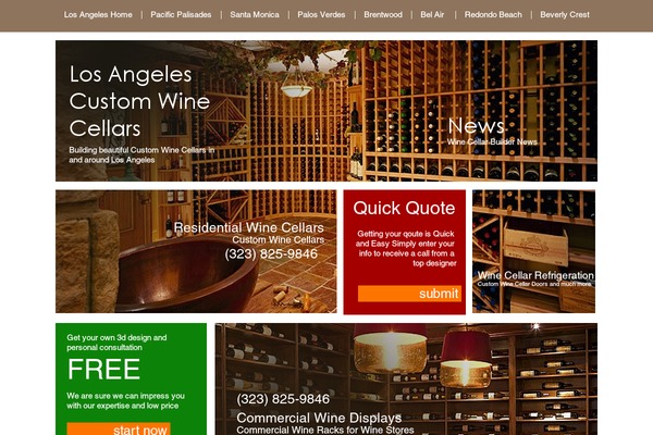 customwinecellarslosangeles.com site used Customwinecellarslosangeles