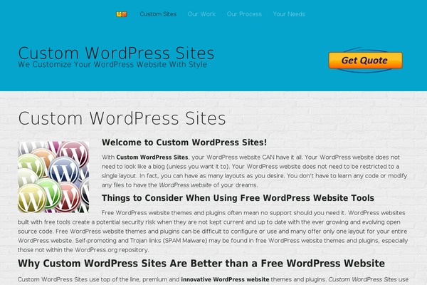 BUILDER theme site design template sample