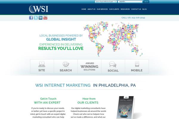 WSI genesis theme site design template sample