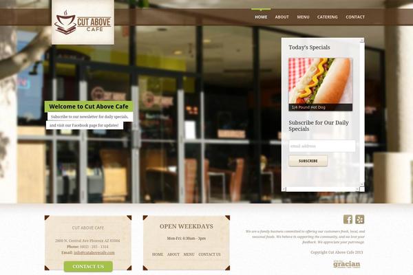 Foodlovers theme site design template sample