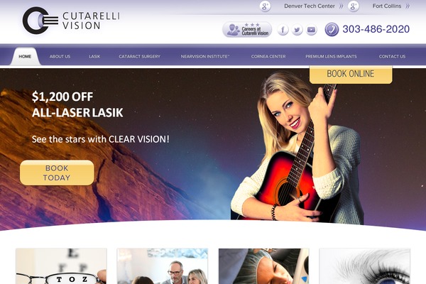 Glacial theme site design template sample
