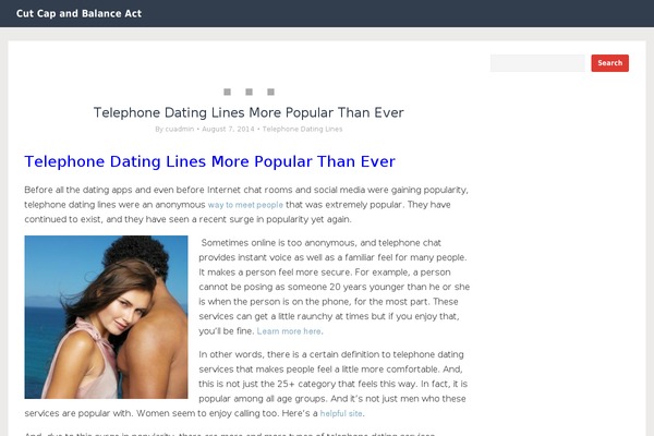 cutcapandbalanceact.com site used Alpha Quintrex