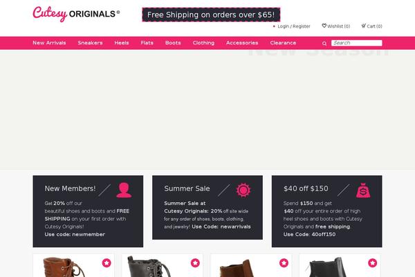 Evora theme site design template sample