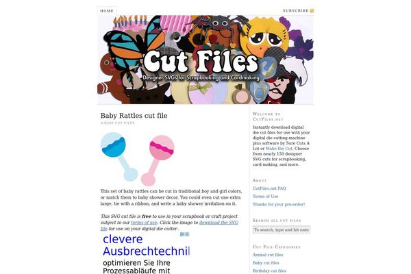 Thesis 1.8 theme site design template sample