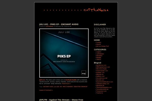Black-LetterHead theme site design template sample