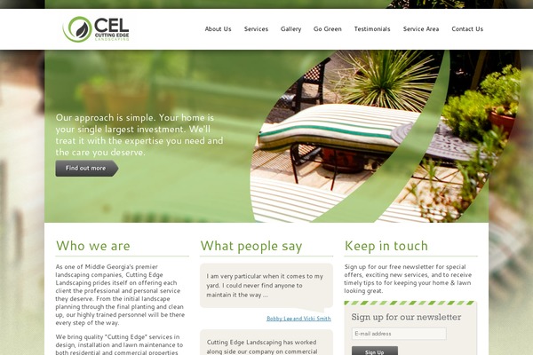 cuttingedgelandscaping.org site used Cuttingedgelandscaping.org