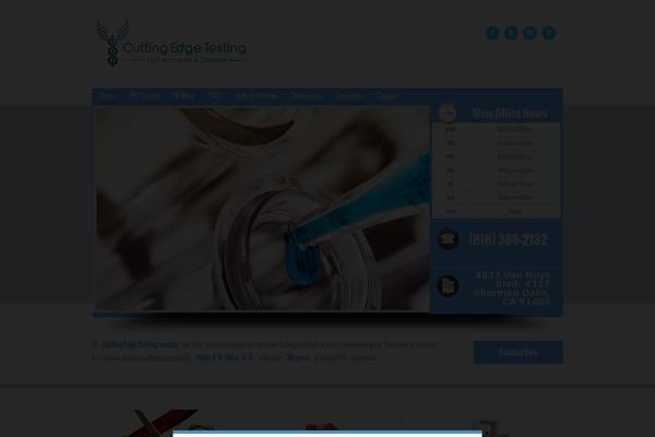 Doctor theme site design template sample