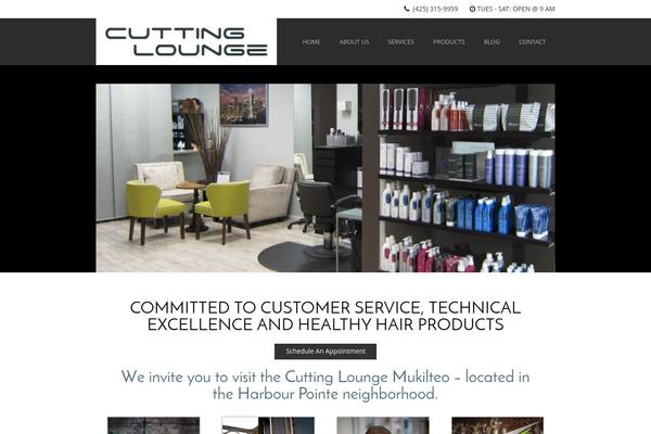 Cut theme site design template sample