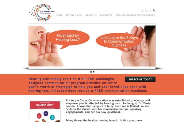 inFocus theme site design template sample