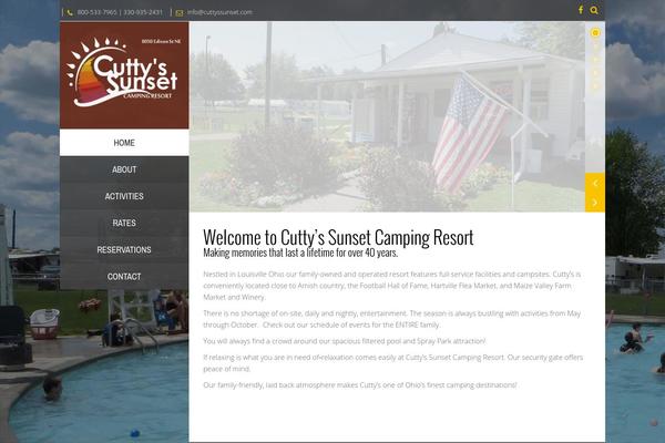 Vertikal theme site design template sample