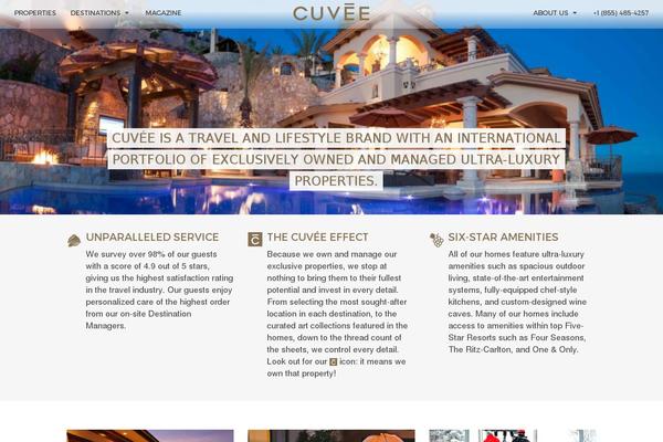 cuvee.com site used Cuvee