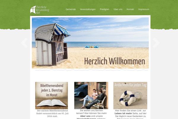 GLORY theme site design template sample