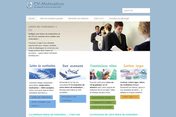 cv-motivation.com site used Abundance