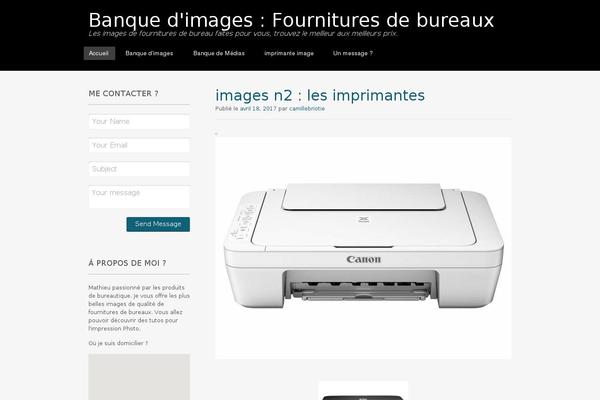 Portfolio Press theme site design template sample
