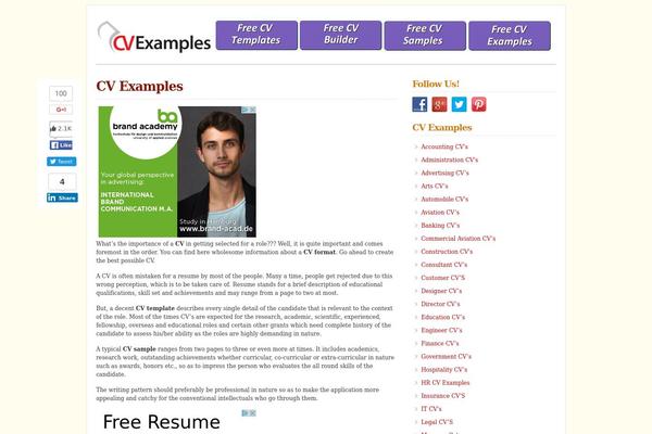 WP-DaVinci 2.0 theme site design template sample