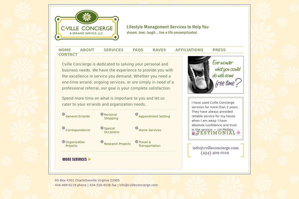 cvilleconcierge.com site used Cvilleconcierge