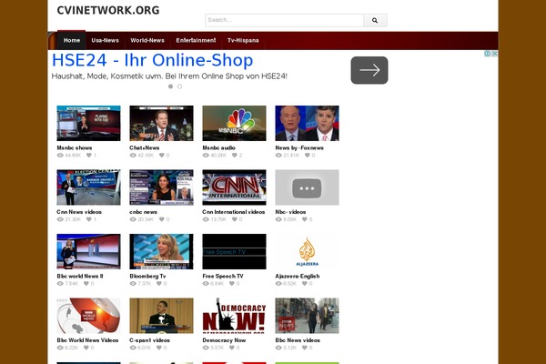 Site using Videojs HTML5 Player plugin
