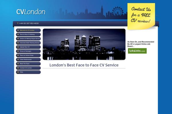 cvlondon.net site used Weaversweb