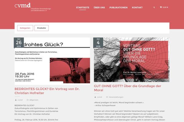 Corsa theme site design template sample