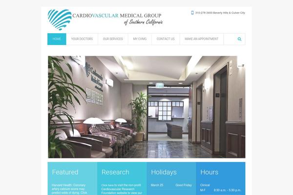 MediCure theme site design template sample