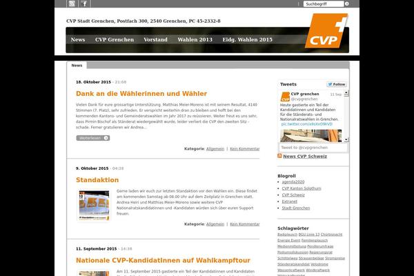Cvp theme site design template sample