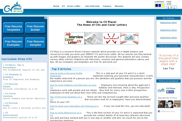 cvplaza.com site used Cv-plaza
