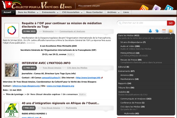 Site using Display Authors Widget plugin