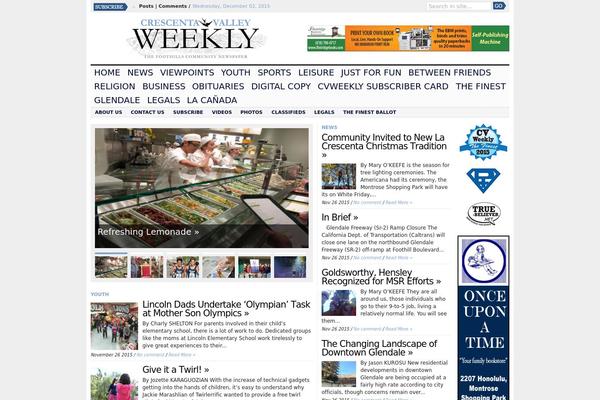 Wpadvnewspaper theme site design template sample