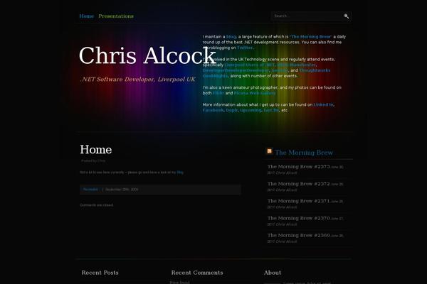 Colourise theme site design template sample