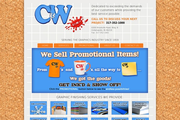 Cw theme site design template sample