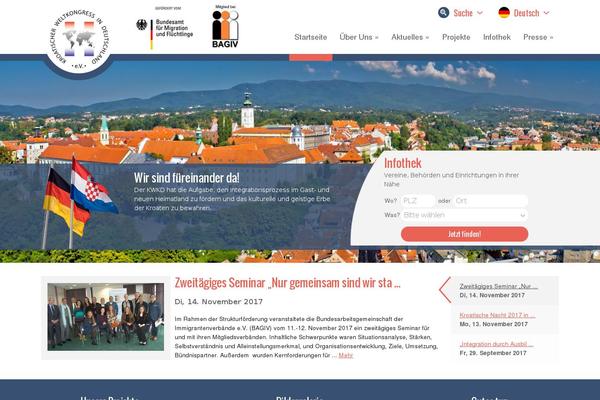 Site using Responsive Full Width Background Slider plugin