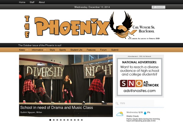 Sno Flex theme site design template sample