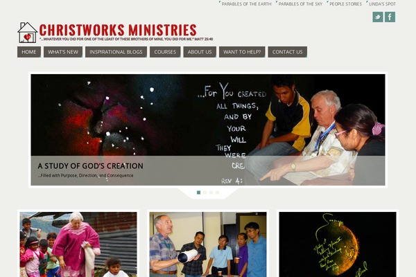 Parabola theme site design template sample