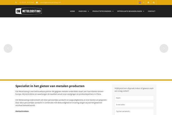Cwm theme site design template sample