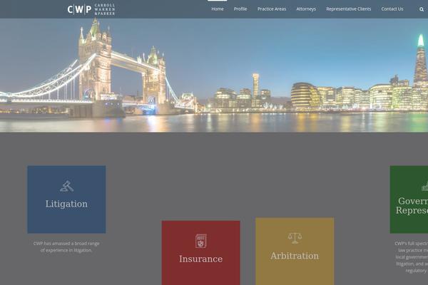 WizeLaw theme site design template sample