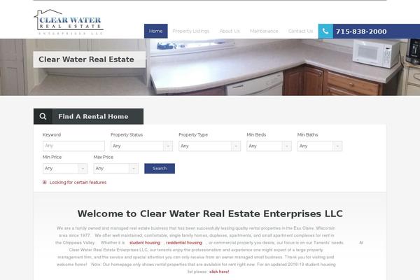 Realhomes Child theme site design template sample