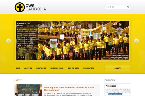 Aid theme site design template sample